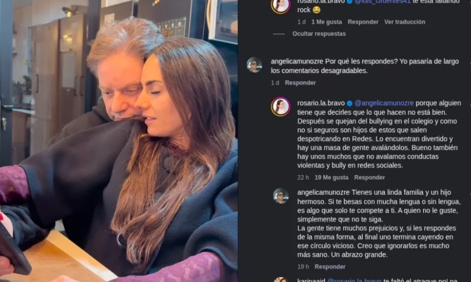 Rosario Bravo responde a CRÍTICAS por su RELACIÓN y ASEGURA que busca FRENAR el BULLYING en REDES SOCIALES