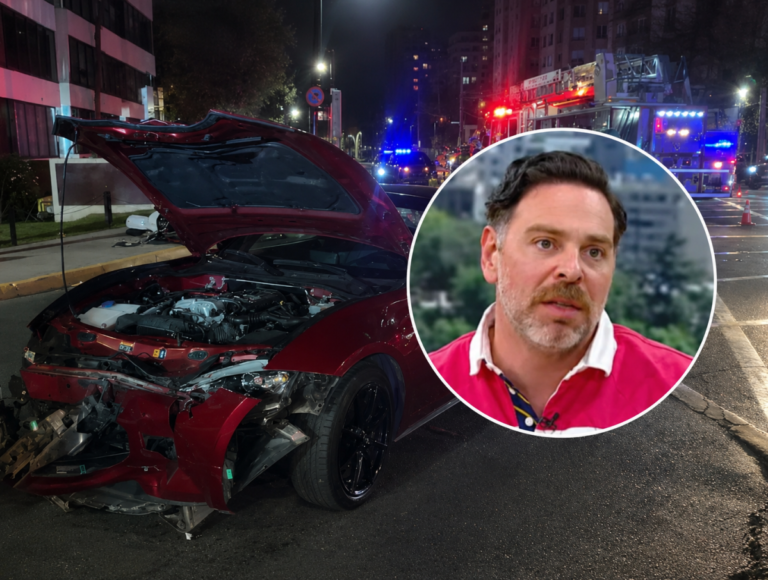 José Antonio Neme protagoniza ACCIDENTE de TRÁNSITO tras COLISIONAR con MOTOCICLISTA en Las Condes