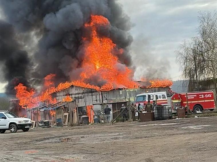 URGENTE: Incendio afecta a VIVIENDAS en el sector COSMITO, PENCO