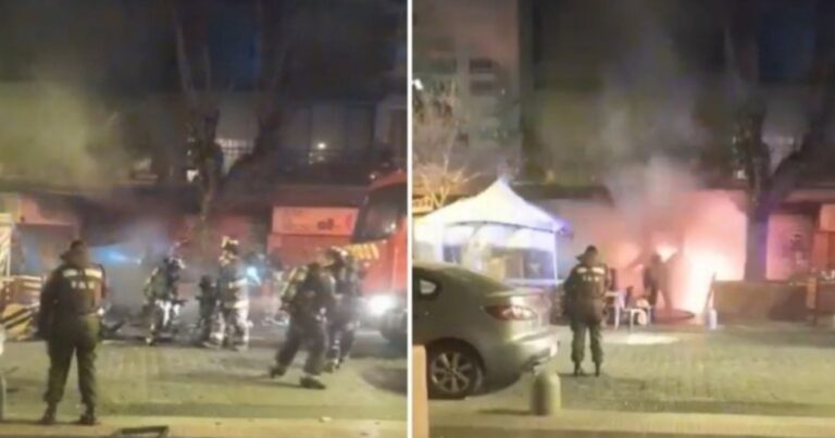 IMPACTANTE EXPLOSIÓN dejó a SIETE BOMBEROS LESIONADOS durante INCENDIO