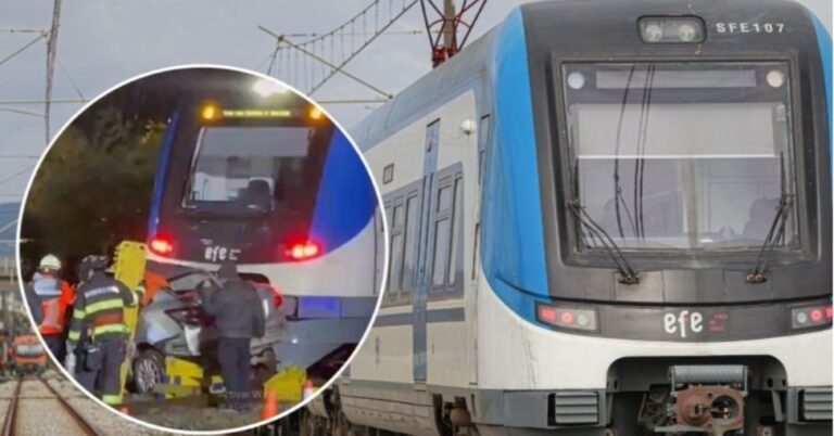 GRAVE ACCIDENTE en Chiguayante: Biotren IMPACTÓ a VEHÍCULO y dejó un FALLECIDO