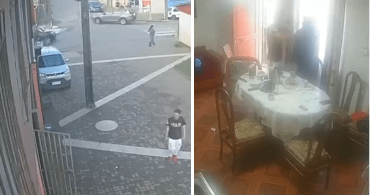 Adulto mayor fue pateado y lanzado al suelo por delincuente en Coronel le robó  mil y 2 celulares