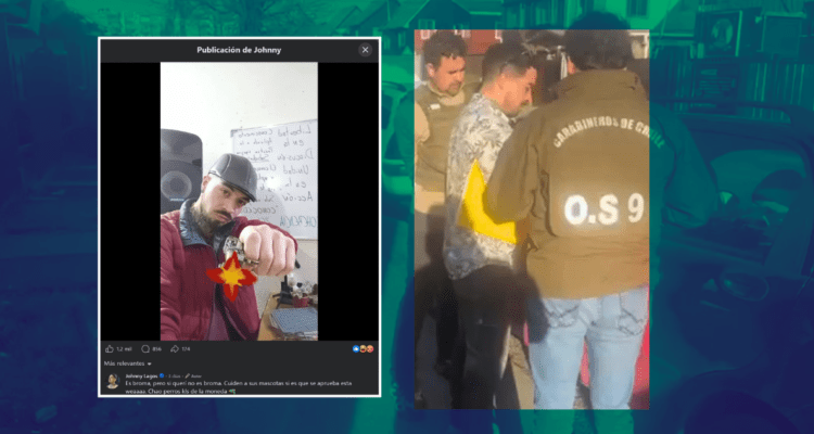 Hombre con prontuario por REINCIDENCIAS es DETENIDO por amenazar de MUERTE al presidente KAST en San Pedro de la Paz