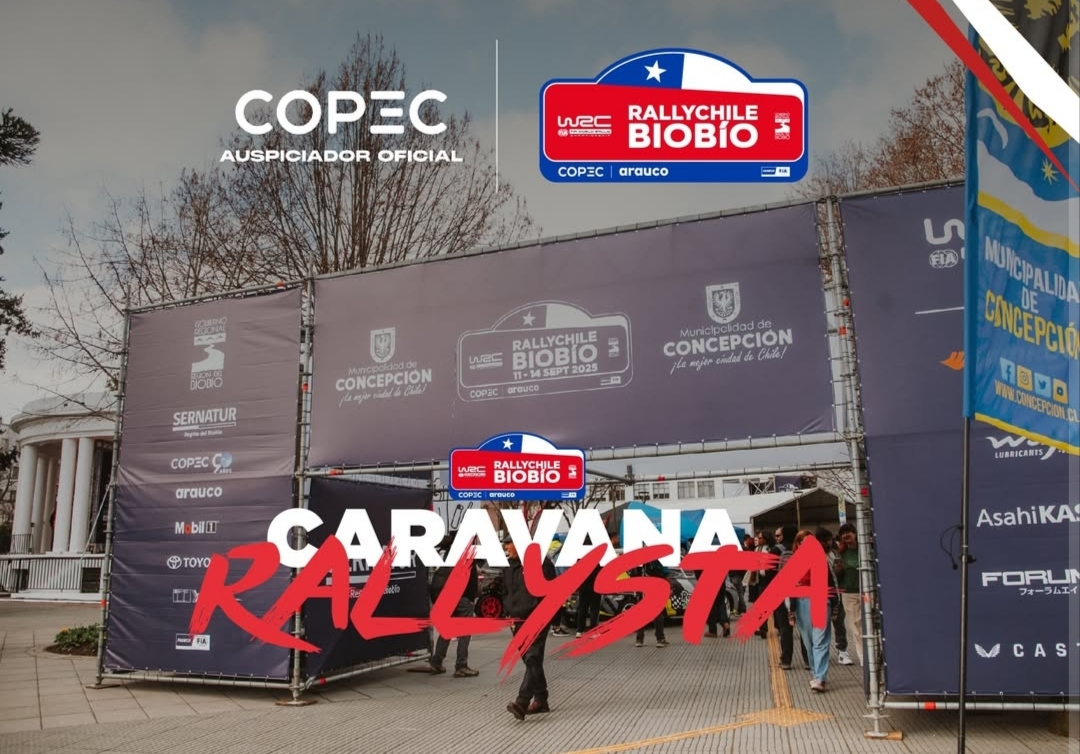 CARAVANA RALLYSTA llegará este VIERNES a Hualpén en la PREVIA del Rally Chile Biobío