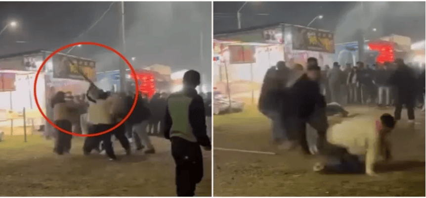 Combo que perdía lo recibía… Registran intensa pelea en primer día de las ramadas en Coronel