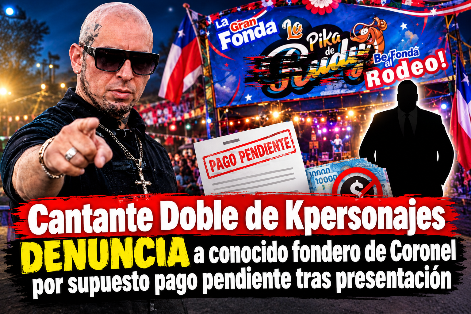 (Video ) Cantante Doble de Kpersonajes denuncia a conocido fondero de Coronel por supuesto pago pendiente tras presentación